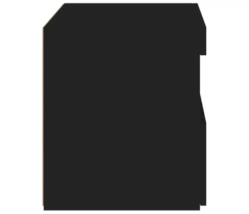 Naktsskapītis Ar Led, Melns, 50X40X45 Cm Vidaxl Naktsskapītis Ar Led, Melns, 50X40X45 Cm Vidaxl