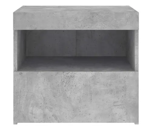 Naktsskapīši Ar Led Lampiņām, 2 Gab., Pelēki, 50X40X45 Cm Vidaxl Naktsskapīši Ar Led Lampiņām, 2 Gab., Pelēki, 50X40X45 Cm Vidaxl