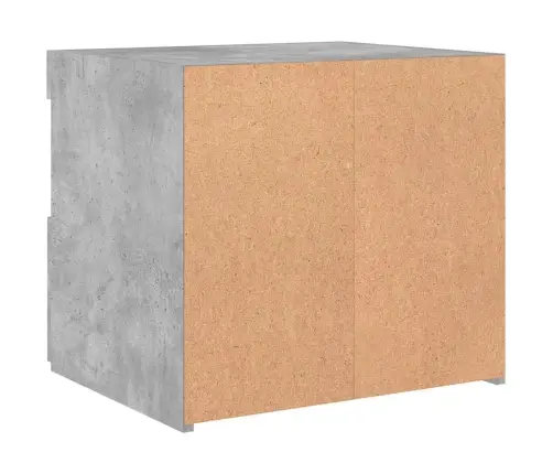 Naktsskapīši Ar Led Lampiņām, 2 Gab., Pelēki, 50X40X45 Cm Vidaxl Naktsskapīši Ar Led Lampiņām, 2 Gab., Pelēki, 50X40X45 Cm Vidaxl