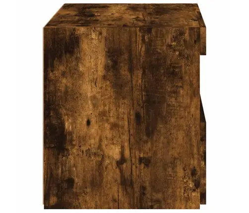 Naktsskapītis Ar Led Lampiņām, Ozolkoka Krāsa, 50X40X45 Cm Vidaxl