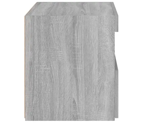 Naktsskapīši Ar Led, 2 Gab., Pelēka Ozola Krāsa, 50X40X45 Cm Vidaxl Naktsskapīši Ar Led, 2 Gab., Pelēka Ozola Krāsa, 50X40X45 Cm Vidaxl