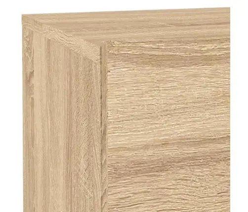 Naktsskapītis Ar Led Lampiņām, Ozolkoka Krāsa, 70X36X40,5 Cm Vidaxl