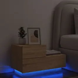 Öökapp Led-Tuledega, Sonoma Tamm, 70 X 36 X 40,5 Cm