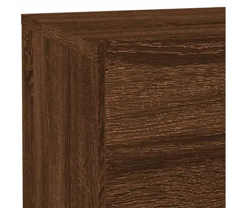 Naktsskapītis Ar Led Lampiņām, Ozolkoka Krāsa, 70X36X40,5 Cm Vidaxl