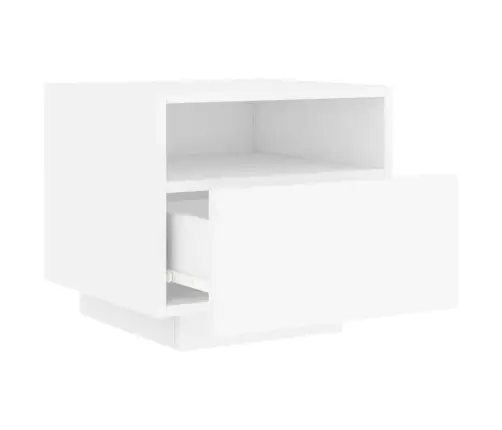 Öökapid Led-Tuledega 2 Tk, Valge, 40 X 39 X 37 Cm