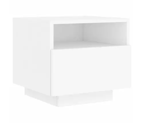 Öökapid Led-Tuledega 2 Tk, Valge, 40 X 39 X 37 Cm