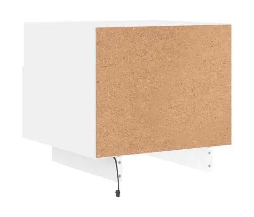 Öökapid Led-Tuledega 2 Tk, Valge, 40 X 39 X 37 Cm