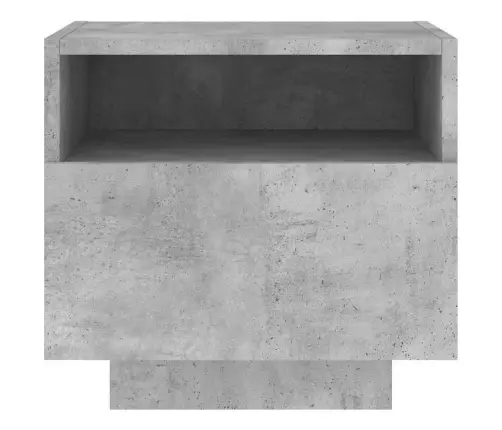 Öökapid Led-Tuledega 2 Tk, Betoonhall, 40 X 39 X 37 Cm