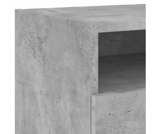 Öökapid Led-Tuledega 2 Tk, Betoonhall, 40 X 39 X 37 Cm