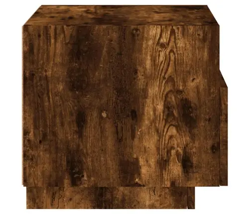 Naktsskapītis Ar Led Lampiņām, Ozolkoka Krāsa, 40X39X37 Cm Vidaxl