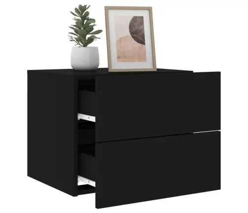 Seinale Kinnitatav Öökapp Led-Tuledega, Must