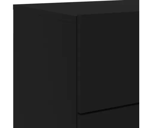 Seinale Kinnitatav Öökapp Led-Tuledega, Must