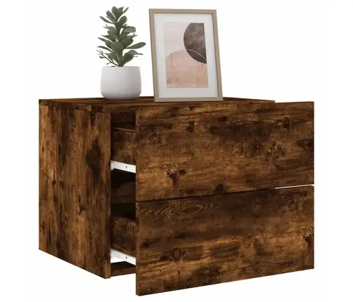 Sienas Naktsskapītis Ar Led Apgaismojumu, Ozola Krāsa Vidaxl Sienas Naktsskapītis Ar Led Apgaismojumu, Ozola Krāsa Vidaxl