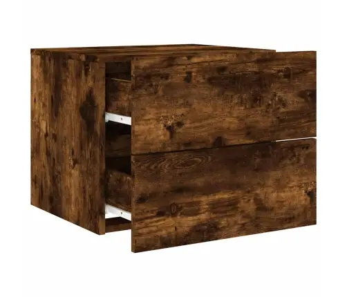 Sienas Naktsskapītis Ar Led Apgaismojumu, Ozola Krāsa Vidaxl Sienas Naktsskapītis Ar Led Apgaismojumu, Ozola Krāsa Vidaxl