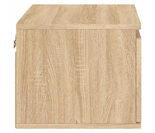 Sienas Naktsskapītis Ar Led Apgaismojumu, Ozola Krāsa Vidaxl