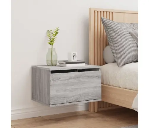 Seinale Kinnitatav Öökapp Led-Tuledega, Hall Sonoma Tamm