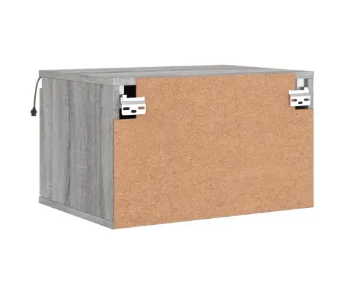 Seinale Kinnitatav Öökapp Led-Tuledega, Hall Sonoma Tamm