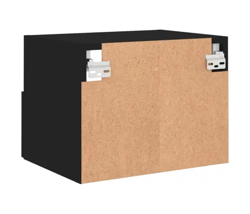 Teleri Seinakapid 2 Tk, Must, 40 X 30 X 30 cm Tehispuit