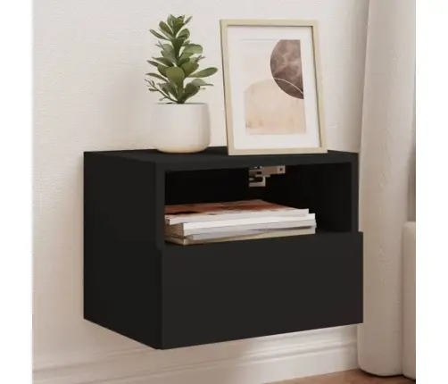 Teleri Seinakapid 2 Tk, Must, 40 X 30 X 30 cm Tehispuit