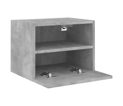 Tv Sienas Skapji, 2 Gb., 40X30X30 Cm, Pelēki, Inženierijas Koks Vidaxl