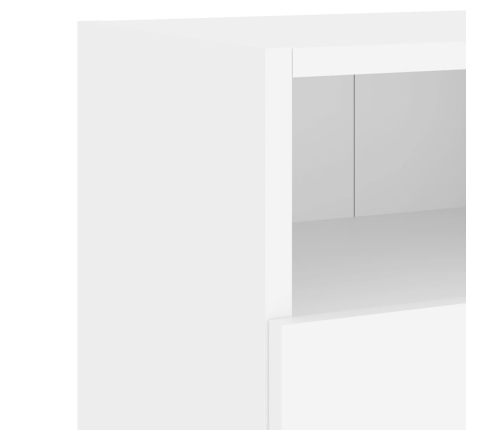 Tv Sienas Skapji, 2 Gab., Balts, 60X30X30 Cm, Inženierijas Koks Vidaxl