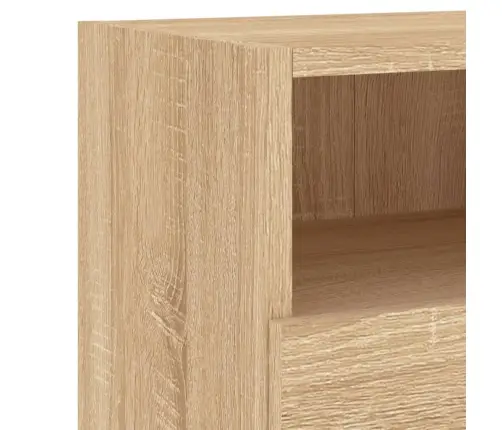 Sieninės Tv Spintelės, 2Vnt., Ąžuolo, 60X30X30cm Mediena