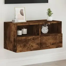 Tv Sienas Skapītis, Koka Krāsa, 60X30X30 Cm, Inženierijas Koks Vidaxl