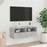 Tv Sienas Skapītis, Betona Pelēks, 80X30X30 Cm, Skaidu Plāksne Vidaxl Tv Sienas Skapītis, Betona Pelēks, 80X30X30 Cm, Skaidu Plāksne Vidaxl