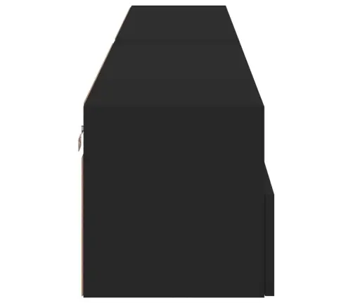 Tv Skapīši, 2 Gab., Melns, 100X30X30 Cm, Inženierijas Koks Vidaxl