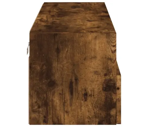 Tv Sienas Skapītis, Ozolkoka, 100X30X30 Cm, Inženierijas Koks Vidaxl