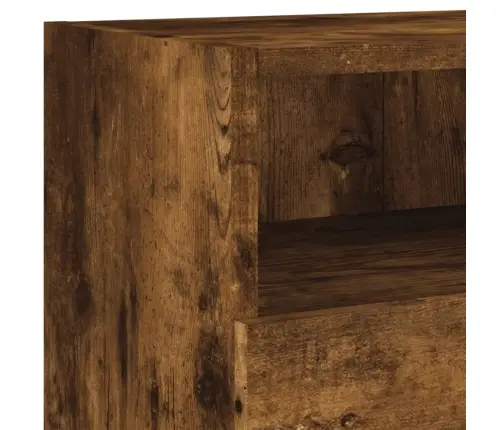 Sieninės Tv Spintelės, 2Vnt., Dūminės, 100X30X30cm Mediena