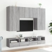 Tv Skapītis, Pelēka Ozola, 100X30X30 Cm, Inženierijas Koks Vidaxl
