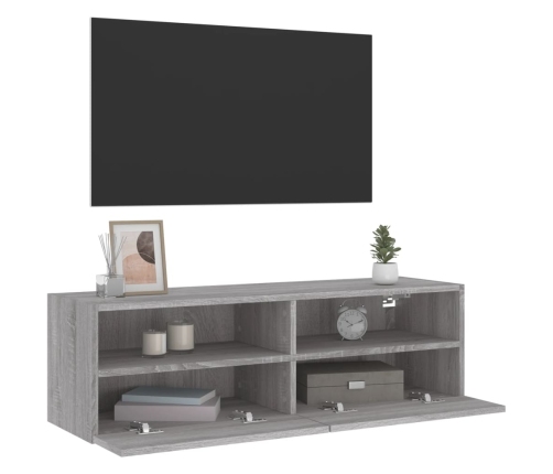 Tv Skapītis, Pelēka Ozola, 100X30X30 Cm, Inženierijas Koks Vidaxl