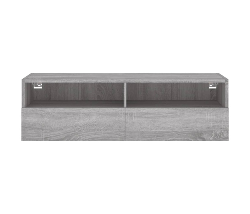 Tv Skapītis, Pelēka Ozola, 100X30X30 Cm, Inženierijas Koks Vidaxl