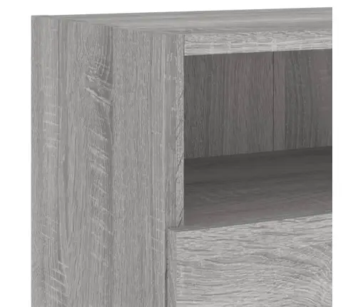 Tv Skapītis, Pelēka Ozola, 100X30X30 Cm, Inženierijas Koks Vidaxl