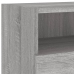 Tv Skapītis, Pelēka Ozola, 100X30X30 Cm, Inženierijas Koks Vidaxl