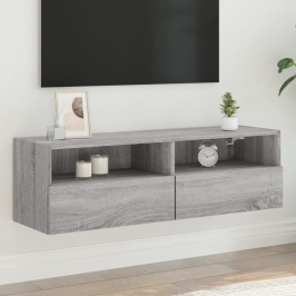 Tv Skapītis, Pelēka Ozola, 100X30X30 Cm, Inženierijas Koks Vidaxl
