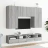 Teleri Seinakapid 2 Tk, Hall Sonoma, 100X30X30 cm Tehispuit