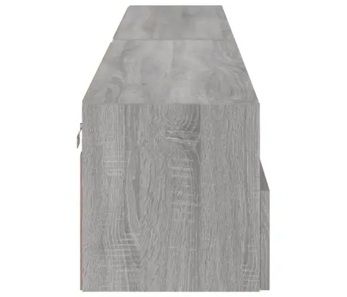 Teleri Seinakapid 2 Tk, Hall Sonoma, 100X30X30 cm Tehispuit