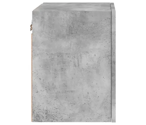 Sieninė Tv Spintelė, Betono Pilka, 40,5X30X40cm Mediena Sieninė Tv Spintelė, Betono Pilka, 40,5X30X40cm Mediena