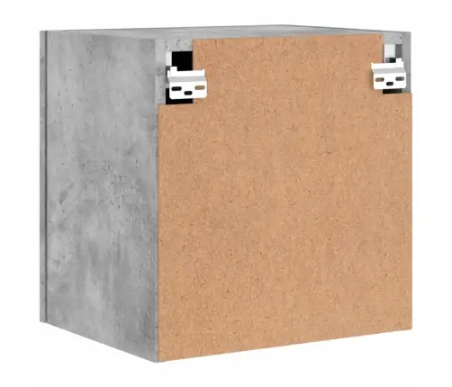 Sieninė Tv Spintelė, Betono Pilka, 40,5X30X40cm Mediena Sieninė Tv Spintelė, Betono Pilka, 40,5X30X40cm Mediena