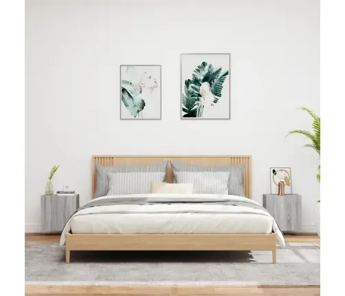 Teleri Seinakapid 2 Tk, Hall Sonoma, 40,5X30X40 cm Tehispuit