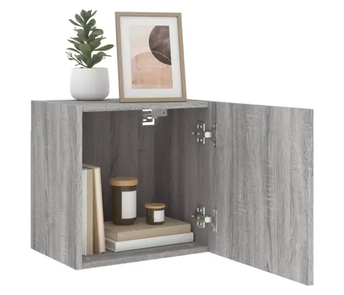 Teleri Seinakapid 2 Tk, Hall Sonoma, 40,5X30X40 cm Tehispuit