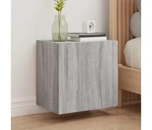 Teleri Seinakapid 2 Tk, Hall Sonoma, 40,5X30X40 cm Tehispuit