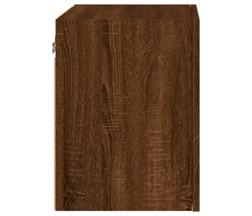 Teleri Seinakapid 2 Tk, Pruun Tamm, 40,5X30X40 cm Tehispuit