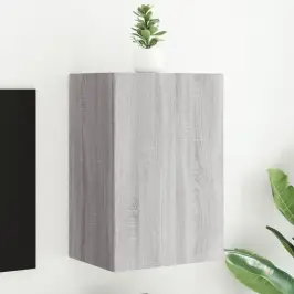 Tv Skapītis, Pelēka Ozola, 40,5X30X60 Cm, Inženierijas Koks Vidaxl