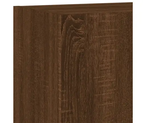 Tv Skapīši, 2 Gab., Brūns, 40,5X30X60 Cm, Inženierijas Koks Vidaxl