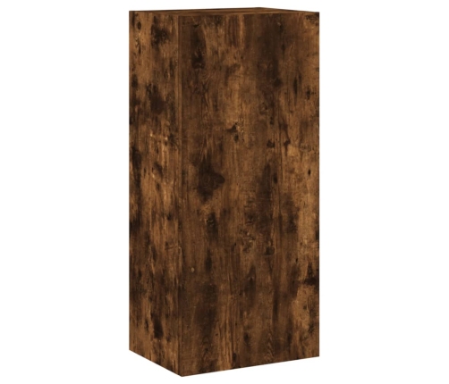 Tv Sienas Skapītis, Koka Krāsa, 40,5X30X90Cm, Inženierijas Koks Vidaxl