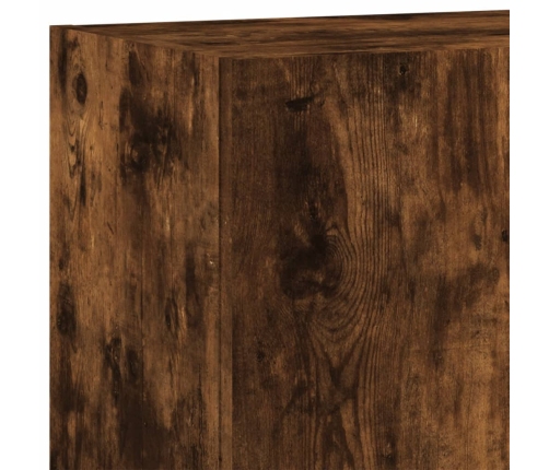 Tv Sienas Skapītis, Koka Krāsa, 40,5X30X90Cm, Inženierijas Koks Vidaxl