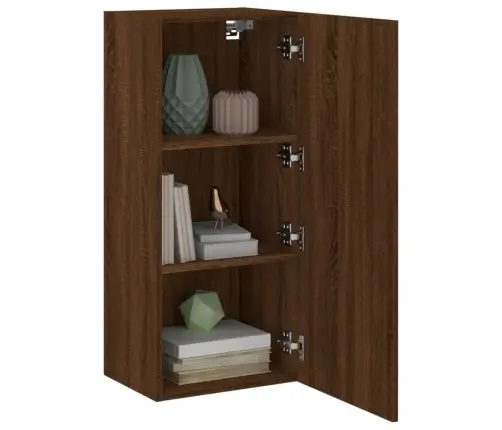 Teleri Seinakapp, Pruun Tamm, 40,5 X 30 X 90 cm Tehispuit Teleri Seinakapp, Pruun Tamm, 40,5 X 30 X 90 cm Tehispuit